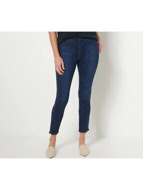 NYDJ Sculpt Her Jeans Size 3X Super Skinny Ankle Slits Clean Lyra Blue NEW